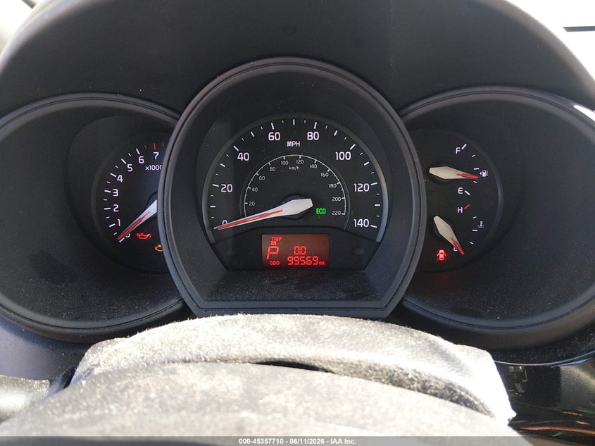 2016 Kia Rio VIN KNADN4A30G6665276 IAAI salvage auction — REAR END, Salvage (Georgia), sold $800 on 2026-07-17 (photo 7)