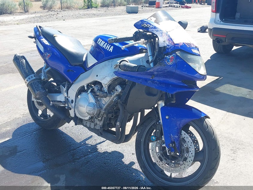 2000 Yamaha Yzf VIN JYA5AHE09YA021621 IAAI salvage auction — RIGHT SIDE, Salvage (Idaho), sold $300 on 2026-07-09 (photo 1)
