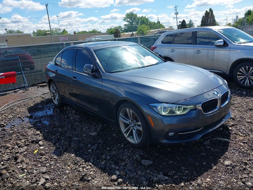 2016 BMW 3er VIN WBA8E9G57GNT82127 IAAI salvage auction — LEFT SIDE, Salvage (Ohio), sold $1,775 on 2026-07-15 (photo 1)