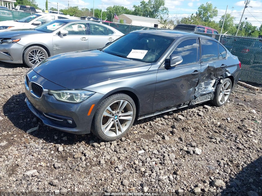 2016 BMW 3er VIN WBA8E9G57GNT82127 IAAI salvage auction — LEFT SIDE, Salvage (Ohio), sold $1,775 on 2026-07-15 (photo 2)