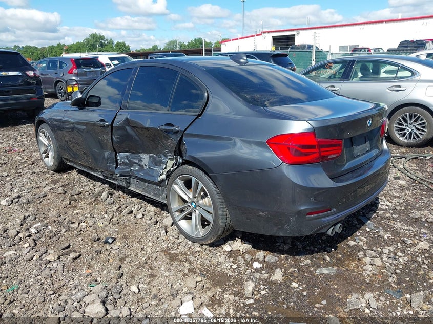 2016 BMW 3er VIN WBA8E9G57GNT82127 IAAI salvage auction — LEFT SIDE, Salvage (Ohio), sold $1,775 on 2026-07-15 (photo 3)