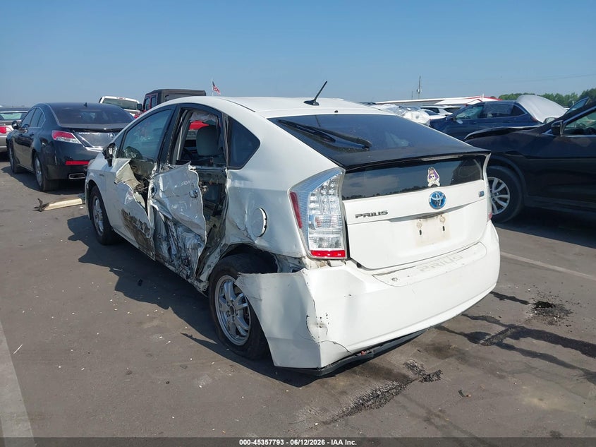 2010 Toyota Prius VIN JTDKN3DU2A0208620 IAAI salvage auction — LEFT & RIGHT, Salvage (North Carolina), sold $900 on 2026-07-08 (photo 3)