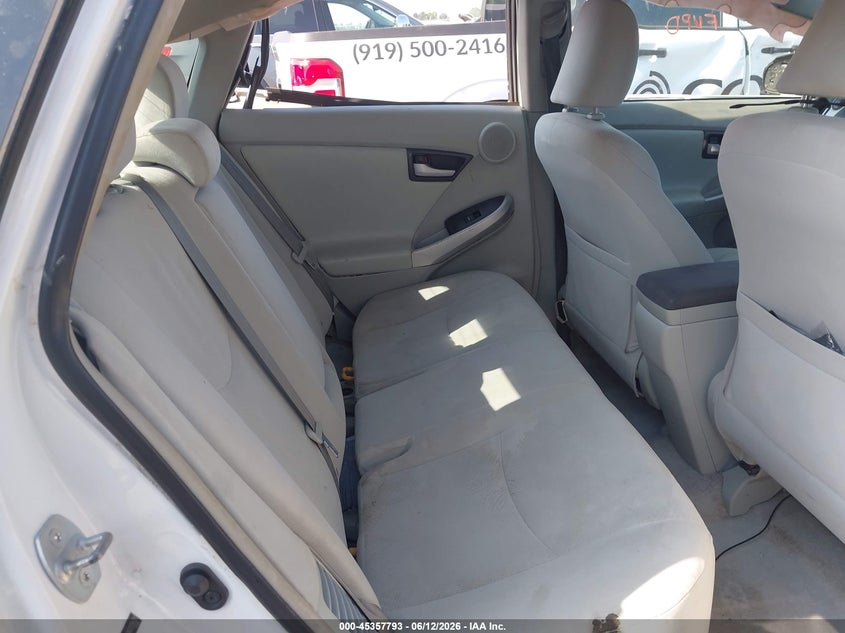 2010 Toyota Prius VIN JTDKN3DU2A0208620 IAAI salvage auction — LEFT & RIGHT, Salvage (North Carolina), sold $900 on 2026-07-08 (photo 8)
