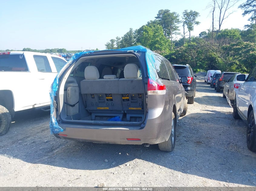 2011 Toyota Sienna VIN 5TDKK3DC4BS103981 IAAI salvage auction — FRONT END, Salvage (Georgia), sold $775 on 2026-07-28 (photo 4)