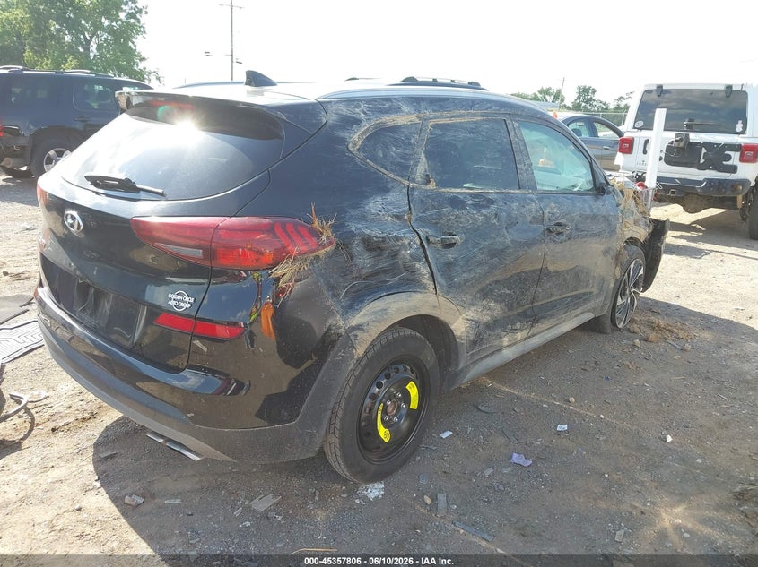 2020 Hyundai Tucson VIN KM8J33AL0LU217871 IAAI salvage auction — RIGHT SIDE, Salvage (Tennessee), sold $2,900 on 2026-07-30 (photo 4)