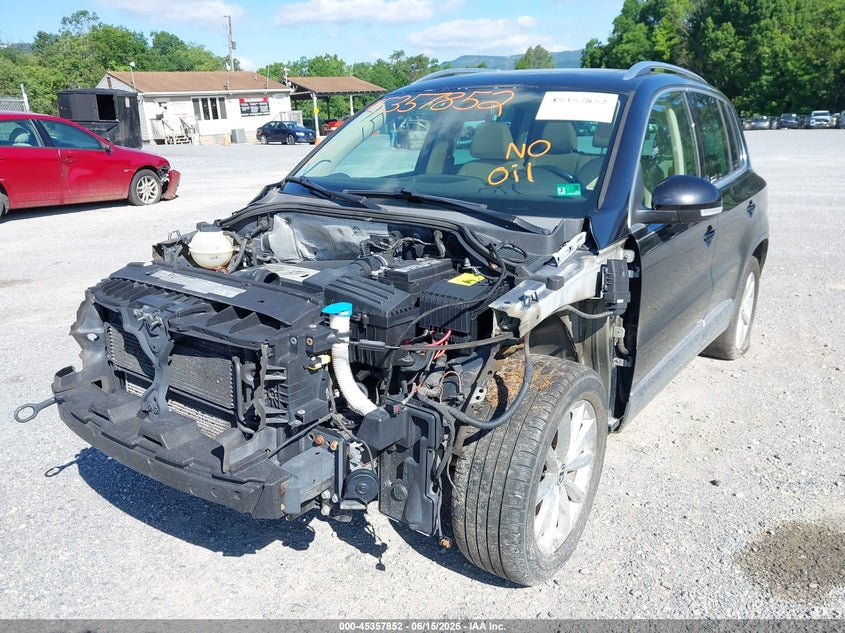 2013 Volkswagen Tiguan VIN WVGBV7AXXDW519876 IAAI salvage auction — NORMAL WEAR, Clear (Virginia), sold $300 on 2026-07-28 (photo 6)