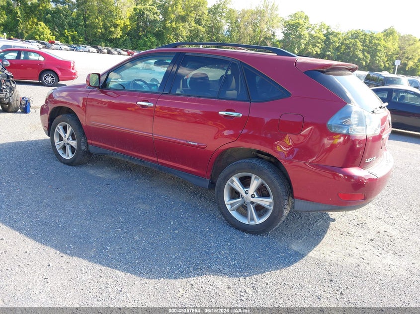 2008 Lexus Rx 400h VIN JTJHW31U382858631 IAAI salvage auction — NORMAL WEAR, Clear (Virginia), sold $575 on 2026-07-07 (photo 3)