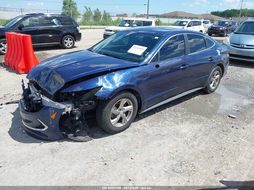 2021 Hyundai Sonata VIN 5NPEG4JA8MH116197 IAAI salvage auction — FRONT END, Salvage Title, sold $1,250 on 2026-07-30 (photo 2)