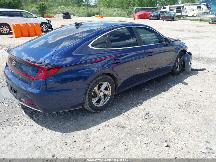 2021 Hyundai Sonata VIN 5NPEG4JA8MH116197 IAAI salvage auction — FRONT END, Salvage Title, sold $1,250 on 2026-07-30 (photo 4)