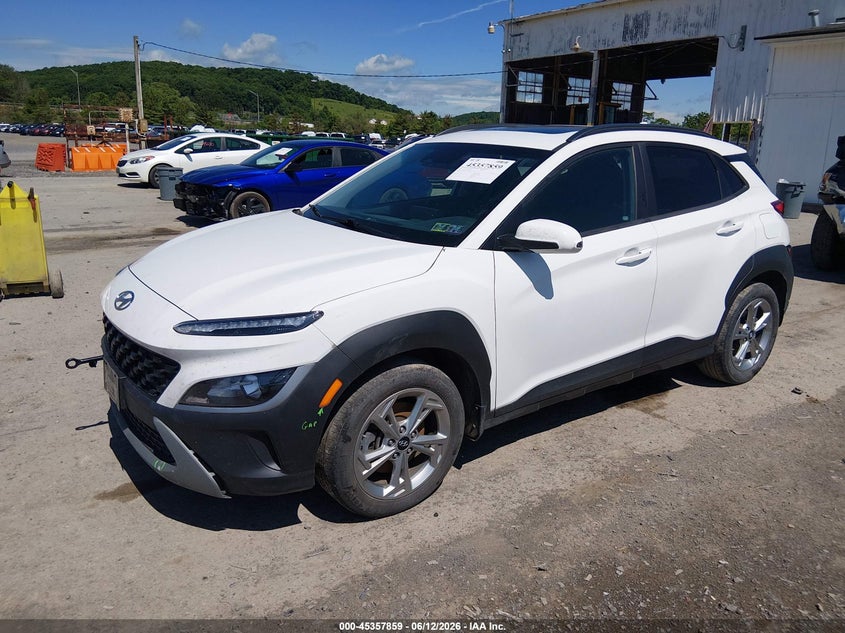 2023 Hyundai Kona VIN KM8K3CAB8PU968590 IAAI salvage auction — UNDERCARRIAGE, Salvage Title, sold $5,800 on 2026-07-24 (photo 2)