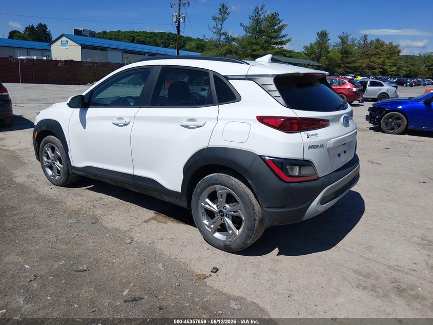 2023 Hyundai Kona VIN KM8K3CAB8PU968590 IAAI salvage auction — UNDERCARRIAGE, Salvage Title, sold $5,800 on 2026-07-24 (photo 3)