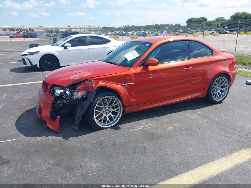 2011 BMW 1 series VIN WBSUR9C59BVP76337 IAAI salvage auction — LEFT FRONT, Rebuildable (Florida), sold $27,100 on 2026-07-16 (photo 2)