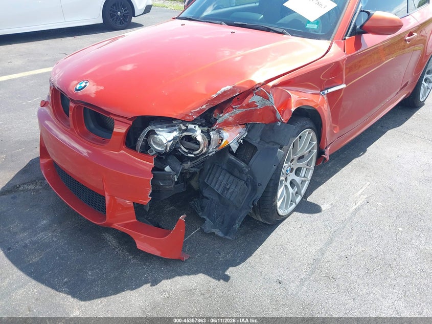 2011 BMW 1 series VIN WBSUR9C59BVP76337 IAAI salvage auction — LEFT FRONT, Rebuildable (Florida), sold $27,100 on 2026-07-16 (photo 6)
