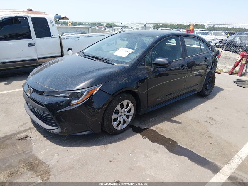 2025 Toyota Corolla VIN 5YFB4MDE5SP287807 IAAI salvage auction — LEFT REAR, Salvage Title, sold $25 on 2026-07-29 (photo 2)