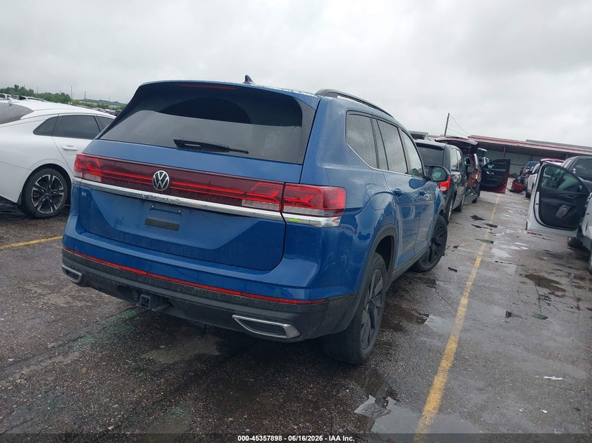 2025 Volkswagen Atlas VIN 1V2JR2CA4SC520924 IAAI salvage auction — LEFT FRONT, Salvage Title, sold $8,600 on 2026-07-24 (photo 4)