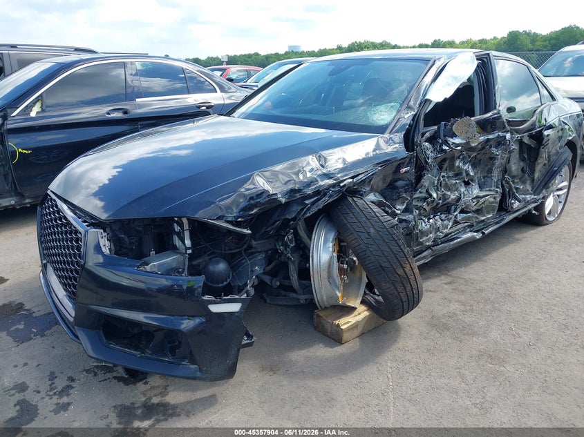 2017 Audi A4 VIN WAUDNAF44HN050771 IAAI salvage auction — LEFT SIDE, Salvage (Ohio), sold $25 on 2026-07-28 (photo 6)