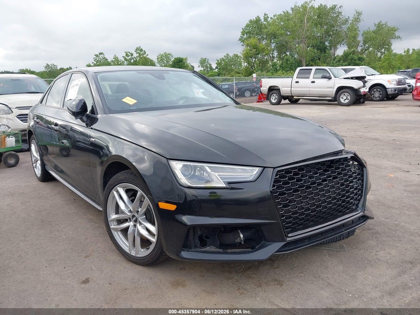 2017 Audi A4 VIN WAUDNAF44HN050771 IAAI salvage auction — LEFT SIDE, Salvage (Ohio), sold $25 on 2026-07-28 (photo 1)