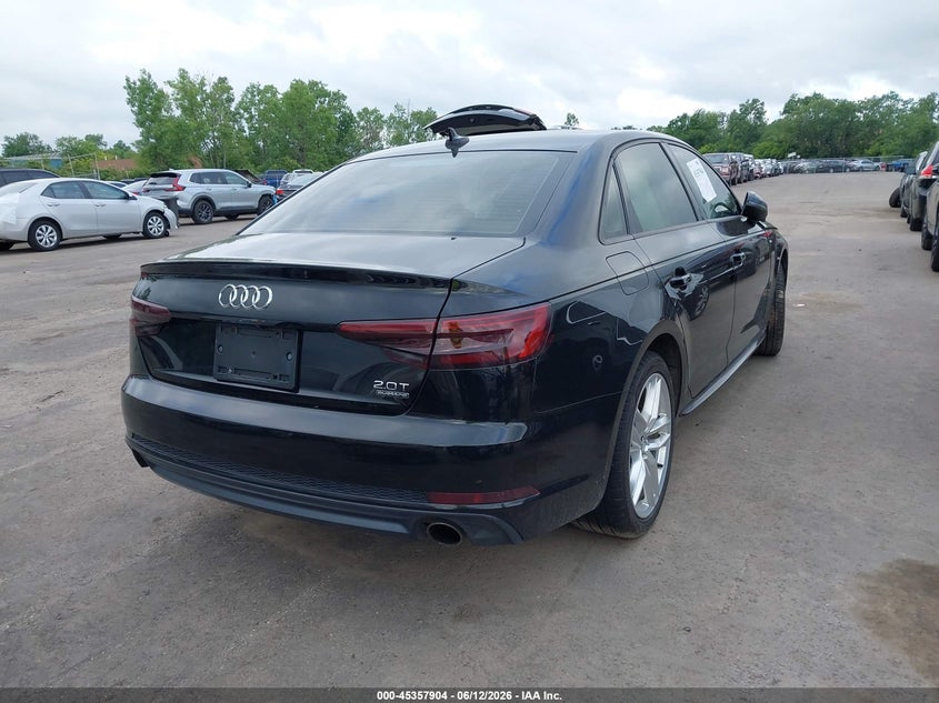 2017 Audi A4 VIN WAUDNAF44HN050771 IAAI salvage auction — LEFT SIDE, Salvage (Ohio), sold $25 on 2026-07-28 (photo 4)
