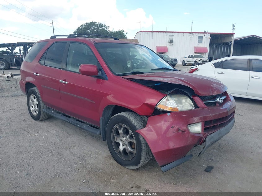 2002 Acura Mdx VIN 2HNYD18832H501805 IAAI salvage auction — FRONT END, Rebuildable (Florida), sold $350 on 2026-07-09 (photo 1)