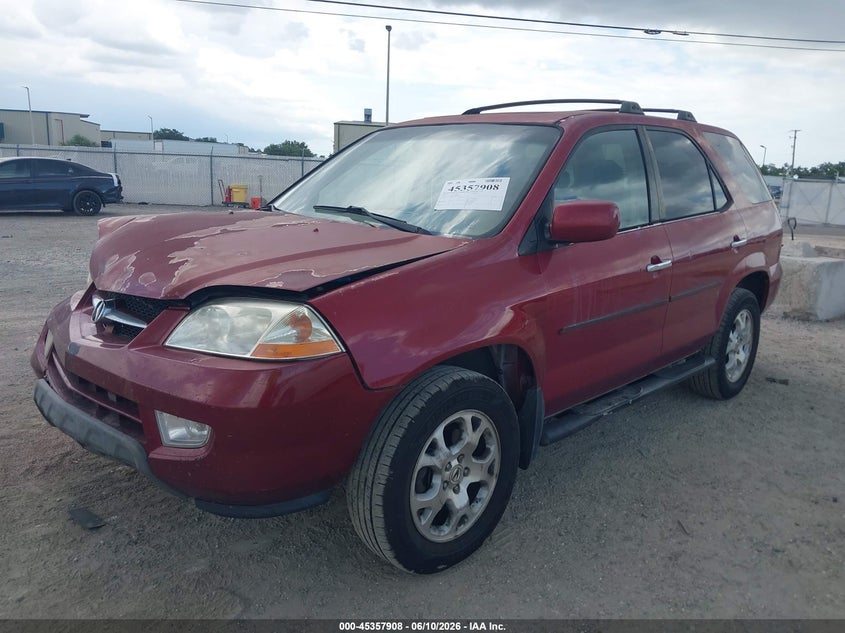 2002 Acura Mdx VIN 2HNYD18832H501805 IAAI salvage auction — FRONT END, Rebuildable (Florida), sold $350 on 2026-07-09 (photo 2)