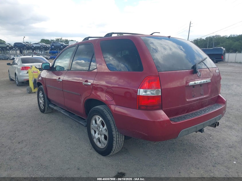 2002 Acura Mdx VIN 2HNYD18832H501805 IAAI salvage auction — FRONT END, Rebuildable (Florida), sold $350 on 2026-07-09 (photo 3)