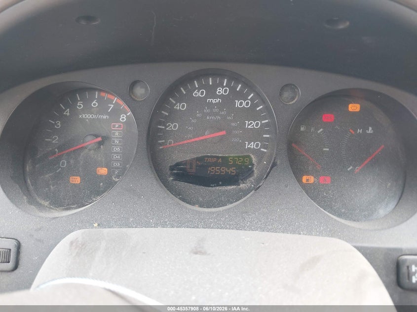 2002 Acura Mdx VIN 2HNYD18832H501805 IAAI salvage auction — FRONT END, Rebuildable (Florida), sold $350 on 2026-07-09 (photo 7)