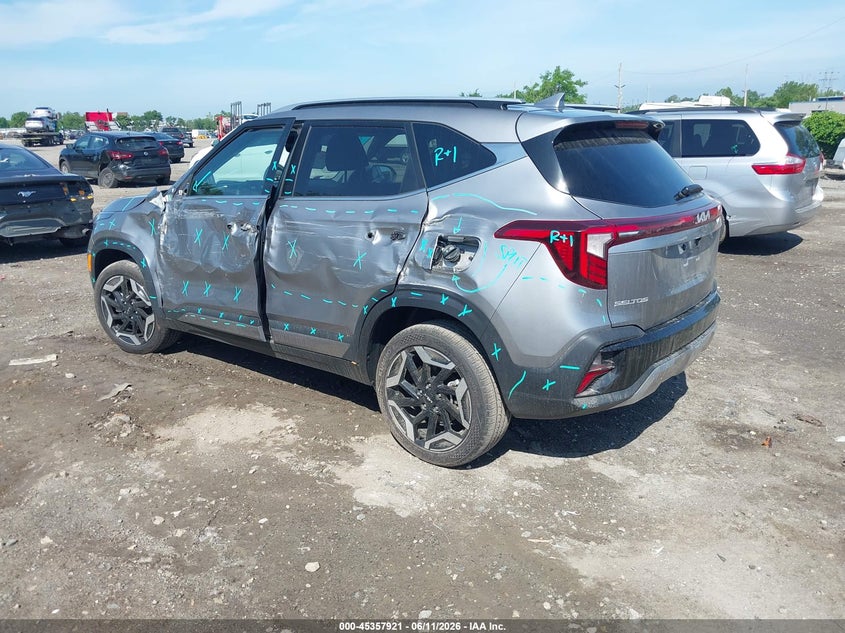 2026 Kia Seltos VIN KNDETCA79T7875423 IAAI salvage auction — SIDE, Salvage (Pennsylvania), sold $6,900 on 2026-07-17 (photo 3)