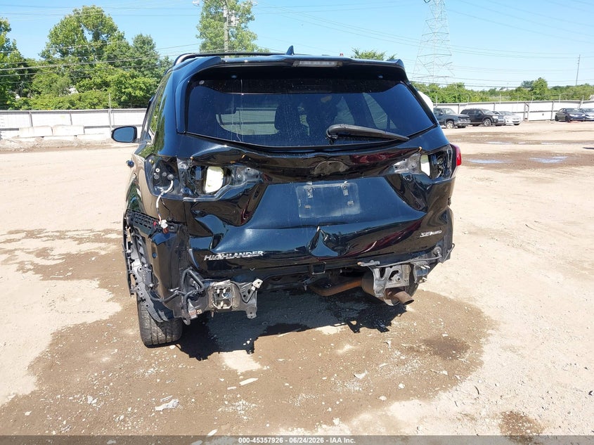 2018 Toyota Highlander VIN 5TDJZRFH2JS553825 IAAI salvage auction — FRONT END, Salvage (Ohio), sold $9,250 on 2026-07-09 (photo 6)