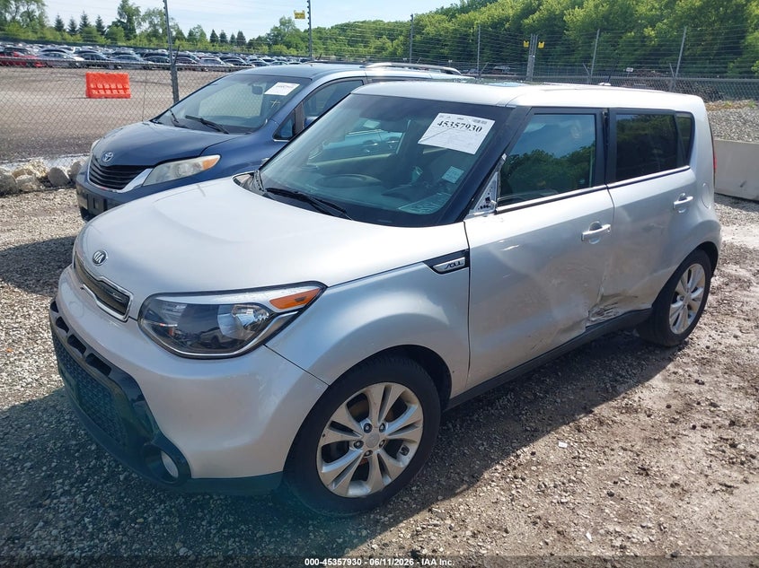2016 Kia Soul VIN KNDJP3A52G7855473 IAAI salvage auction — LEFT SIDE, Salvage (Illinois), sold $975 on 2026-07-22 (photo 2)