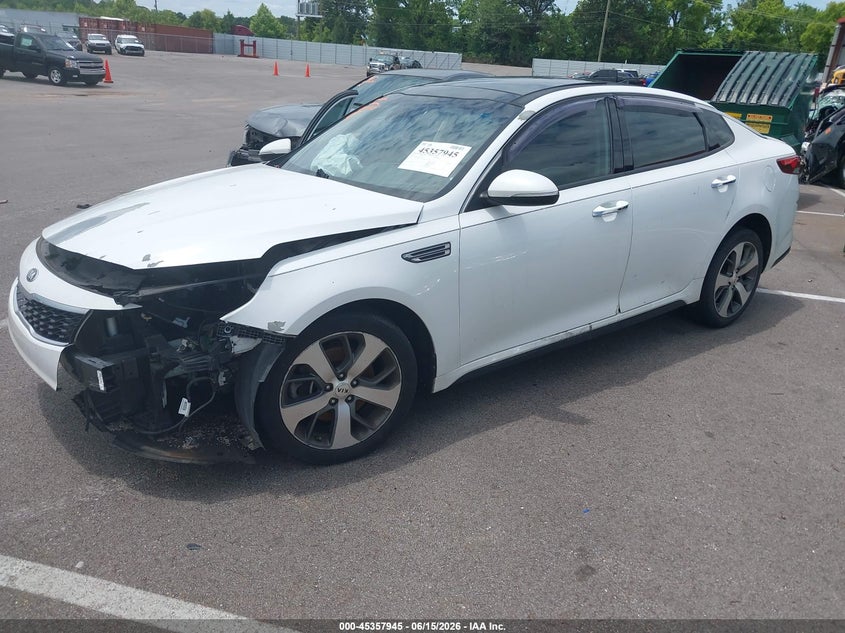 2019 Kia Optima VIN 5XXGT4L38KG287091 IAAI salvage auction — FRONT END, Salvage (Tennessee), sold $600 on 2026-07-14 (photo 2)