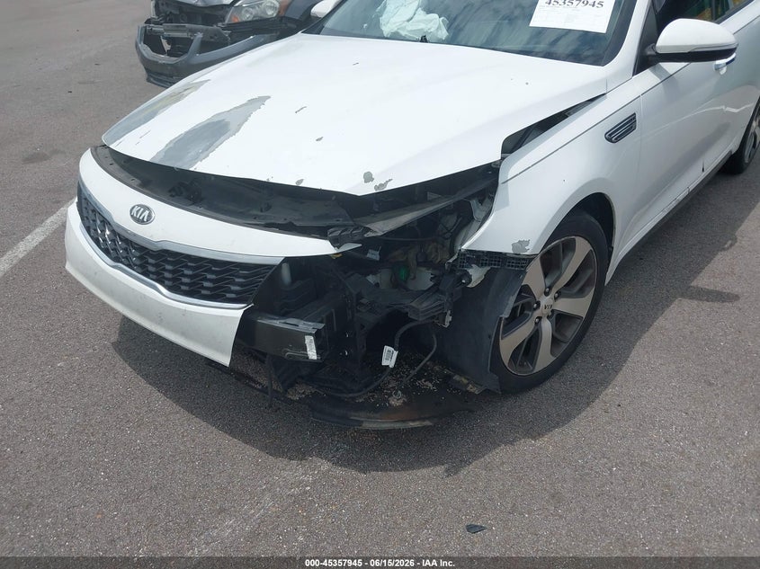 2019 Kia Optima VIN 5XXGT4L38KG287091 IAAI salvage auction — FRONT END, Salvage (Tennessee), sold $600 on 2026-07-14 (photo 6)
