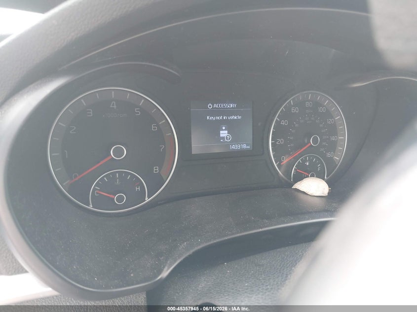 2019 Kia Optima VIN 5XXGT4L38KG287091 IAAI salvage auction — FRONT END, Salvage (Tennessee), sold $600 on 2026-07-14 (photo 7)