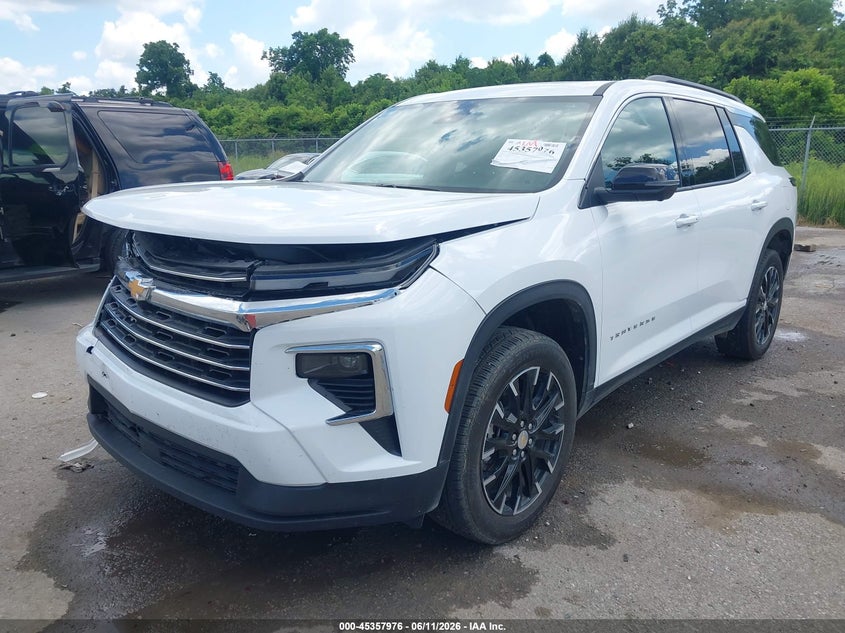 2025 Chevrolet Traverse VIN 1GNERGRS0SJ289152 IAAI salvage auction — FRONT END, Salvage Title, sold $13,600 on 2026-07-28 (photo 2)