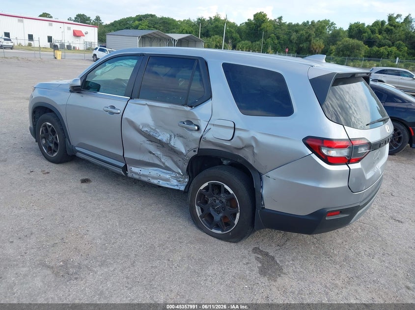 2025 Honda Pilot VIN 5FNYG2H4XSB018849 IAAI salvage auction — LEFT SIDE, Rebuildable (Florida), sold $12,500 on 2026-07-30 (photo 3)