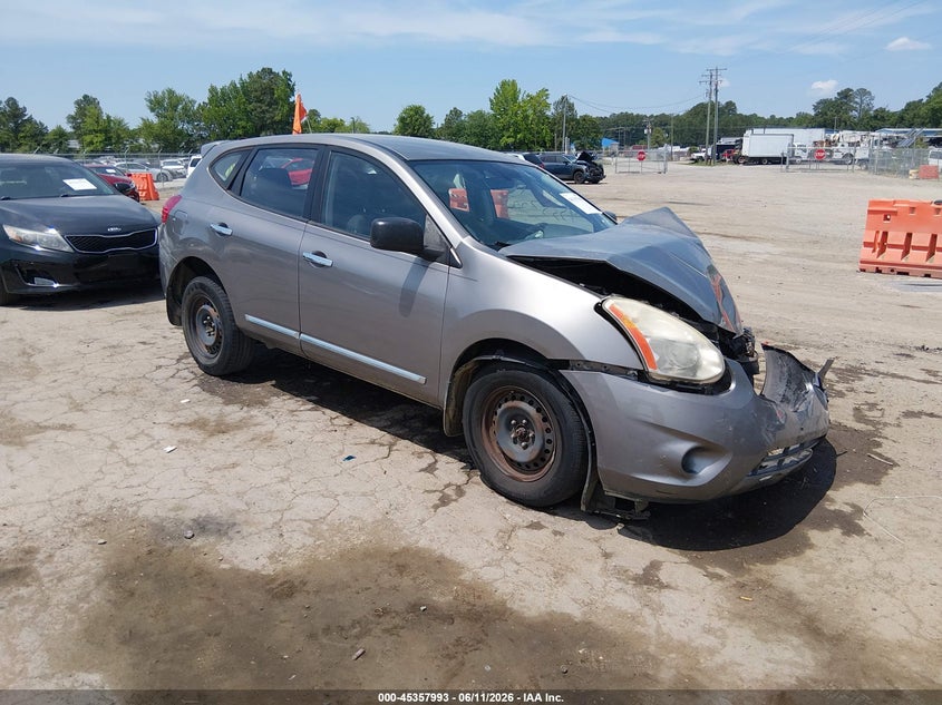 2013 Nissan Rogue VIN JN8AS5MT5DW525336 IAAI salvage auction — LEFT FRONT, Clear (Virginia), sold $200 on 2026-07-24 (photo 1)