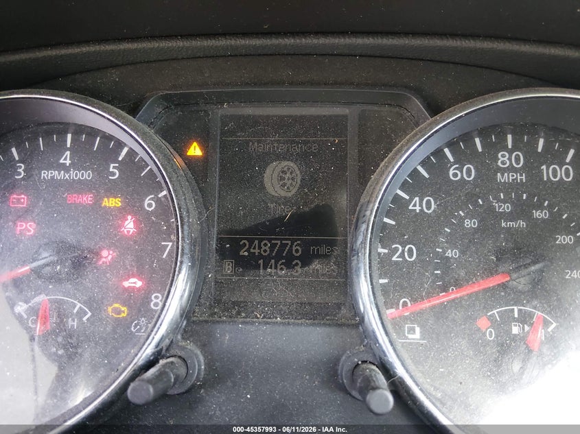 2013 Nissan Rogue VIN JN8AS5MT5DW525336 IAAI salvage auction — LEFT FRONT, Clear (Virginia), sold $200 on 2026-07-24 (photo 7)