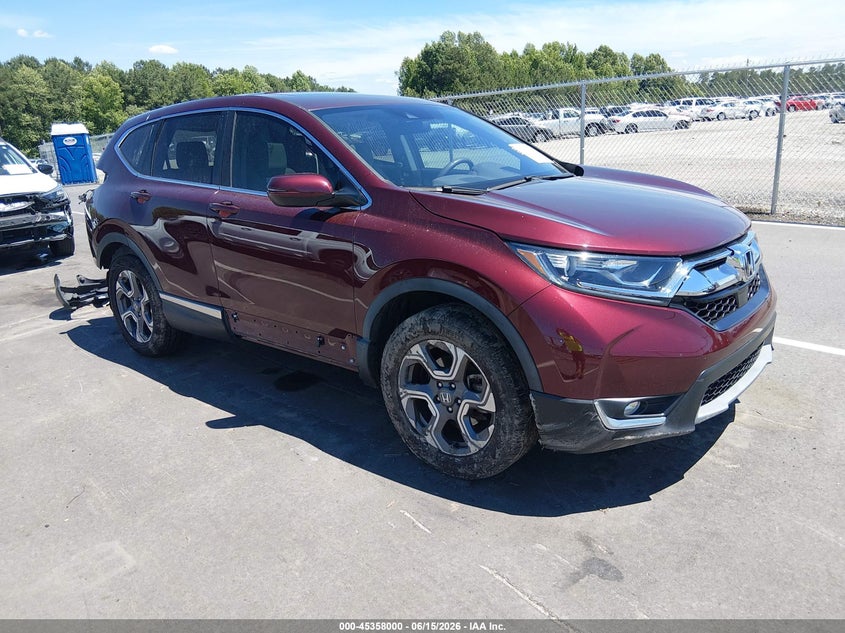 2017 Honda Cr-v VIN 7FARW1H52HE006444 IAAI salvage auction — REAR END, Salvage (North Carolina), sold $4,775 on 2026-07-15 (photo 1)