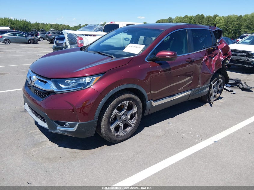 2017 Honda Cr-v VIN 7FARW1H52HE006444 IAAI salvage auction — REAR END, Salvage (North Carolina), sold $4,775 on 2026-07-15 (photo 2)