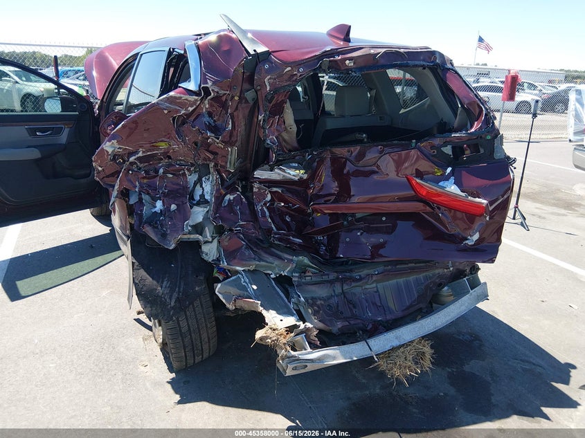2017 Honda Cr-v VIN 7FARW1H52HE006444 IAAI salvage auction — REAR END, Salvage (North Carolina), sold $4,775 on 2026-07-15 (photo 6)