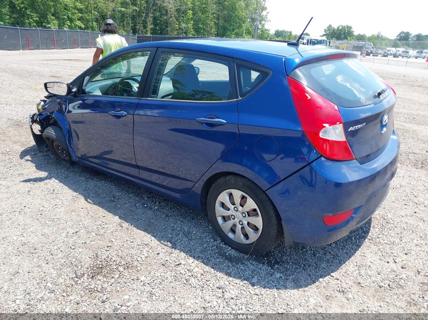 2015 Hyundai Accent VIN KMHCT5AE4FU232156 IAAI salvage auction — FRONT END, Salvage (South Carolina), sold $500 on 2026-07-29 (photo 3)