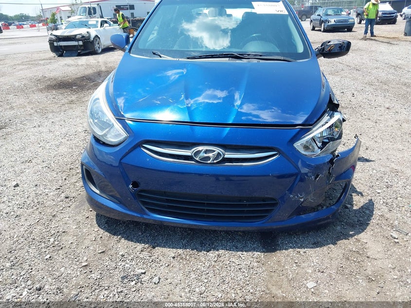 2015 Hyundai Accent VIN KMHCT5AE4FU232156 IAAI salvage auction — FRONT END, Salvage (South Carolina), sold $500 on 2026-07-29 (photo 6)