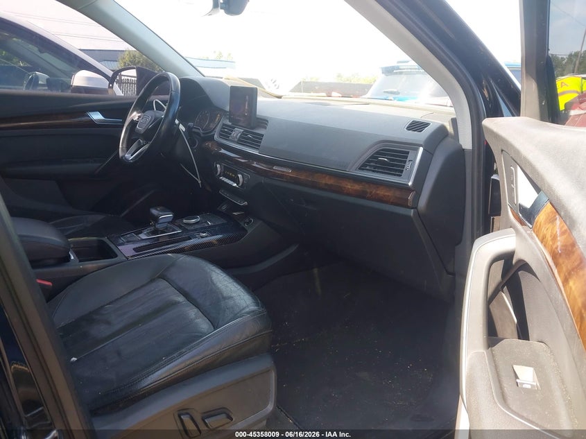 2018 Audi Q5 VIN WA1ANAFY2J2009095 IAAI salvage auction — FRONT END, Salvage Title, sold $5,300 on 2026-07-17 (photo 5)