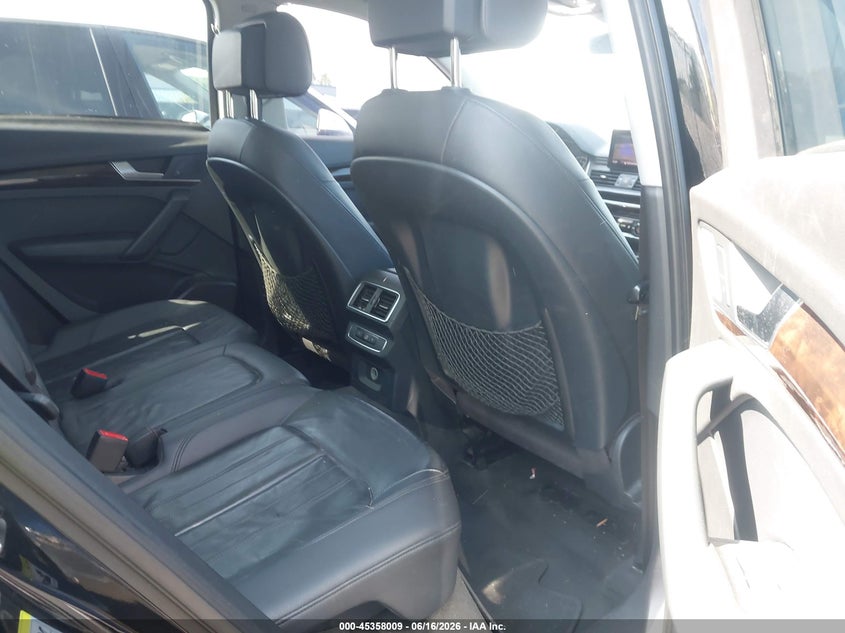 2018 Audi Q5 VIN WA1ANAFY2J2009095 IAAI salvage auction — FRONT END, Salvage Title, sold $5,300 on 2026-07-17 (photo 8)