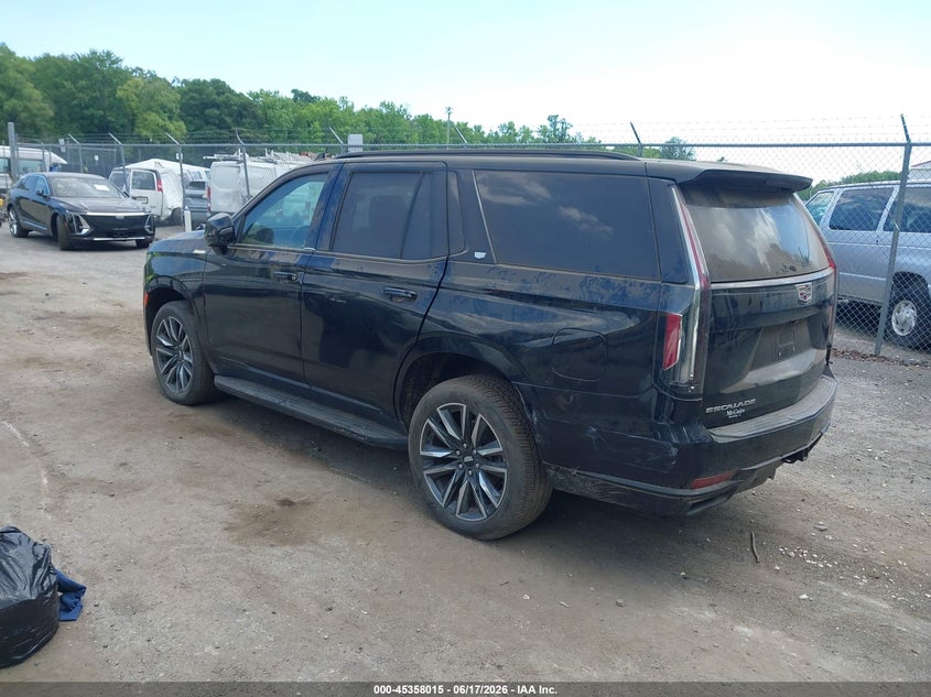 2021 Cadillac Escalade VIN 1GYS4EKL4MR213871 IAAI salvage auction — THEFT, Salvage Title, sold $33,350 on 2026-07-30 (photo 3)