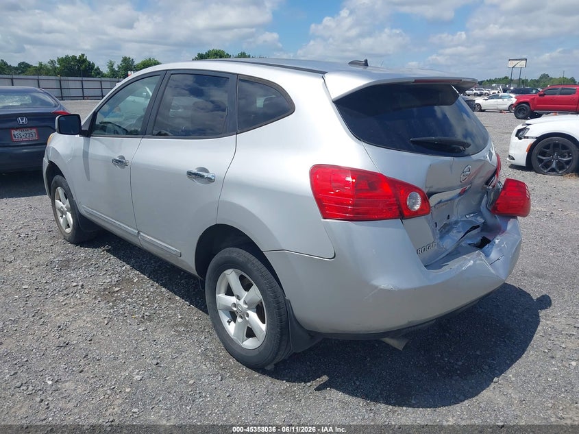 2013 Nissan Rogue VIN JN8AS5MT9DW544472 IAAI salvage auction — REAR END, Salvage (Arkansas), sold $425 on 2026-07-22 (photo 3)
