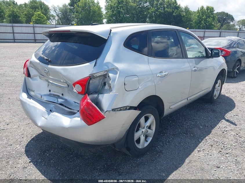 2013 Nissan Rogue VIN JN8AS5MT9DW544472 IAAI salvage auction — REAR END, Salvage (Arkansas), sold $425 on 2026-07-22 (photo 4)