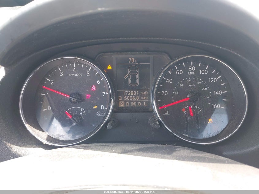 2013 Nissan Rogue VIN JN8AS5MT9DW544472 IAAI salvage auction — REAR END, Salvage (Arkansas), sold $425 on 2026-07-22 (photo 7)