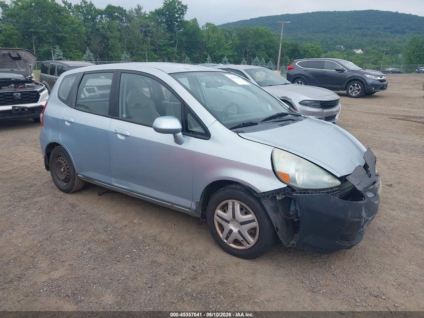 2007 Honda Fit VIN JHMGD38457S007065 IAAI salvage auction — FRONT END, Salvage (North Carolina), sold $400 on 2026-07-09 (photo 1)