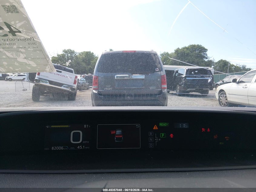 2018 Toyota Prius VIN JTDKARFU1J3546598 IAAI salvage auction — LEFT FRONT, Salvage (Kentucky), sold $4,550 on 2026-07-22 (photo 7)