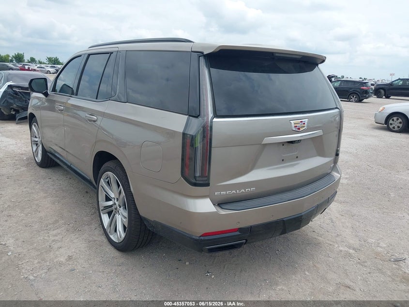 2025 Cadillac Escalade VIN 1GYS9GRL9SR123406 IAAI salvage auction — SIDE, Salvage Title, sold $42,250 on 2026-07-29 (photo 3)